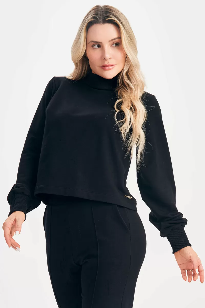 Lets Gym - Black Core Blouse - 2608PT Lets Gym - Black Core Blouse - 2608PT