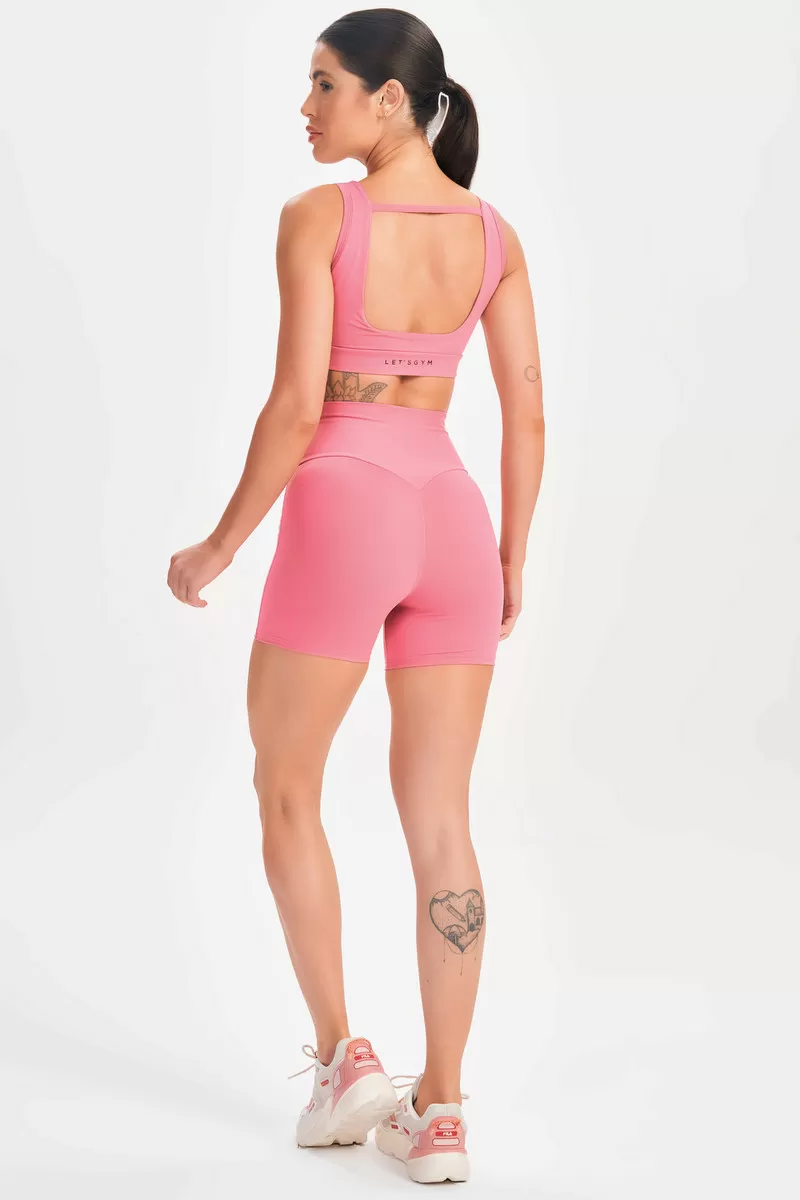 Lets Gym - Vintage Pink Mellow Shorts - 2615RV Lets Gym - Vintage Pink Mellow Shorts - 2615RV