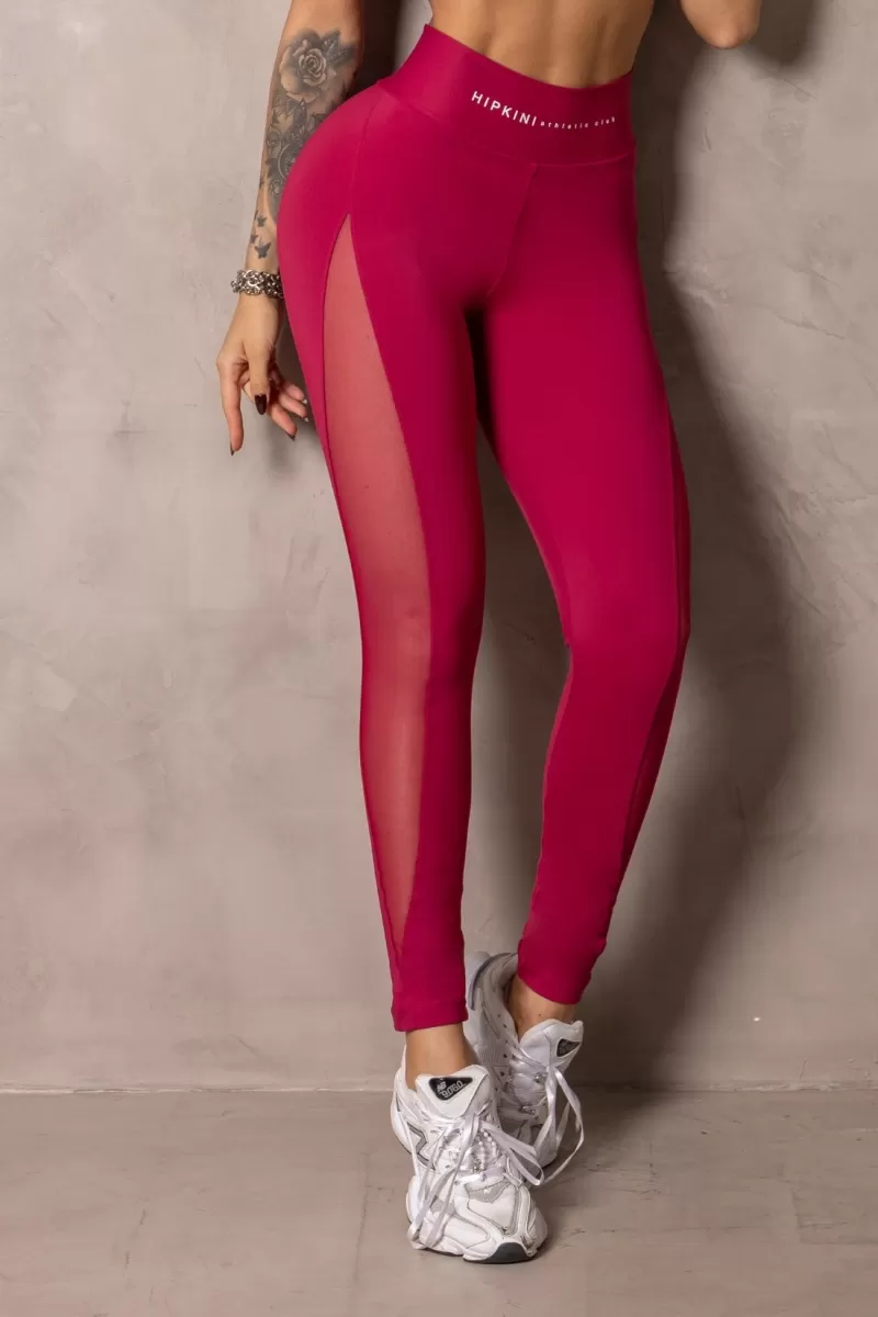 Hipkini - Legging Runner Marsala with Silk - 33331117