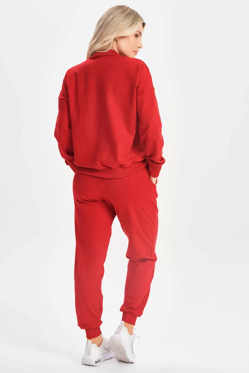 Lets Gym - Red Relax Blouse - 2632VM Lets Gym - Red Relax Blouse - 2632VM