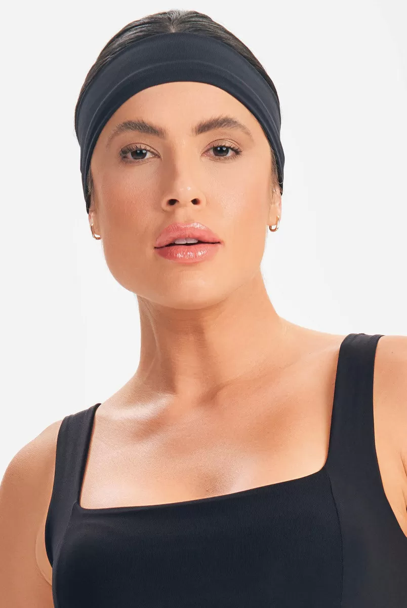 Lets Gym - Head Band Push Black - 2631PT