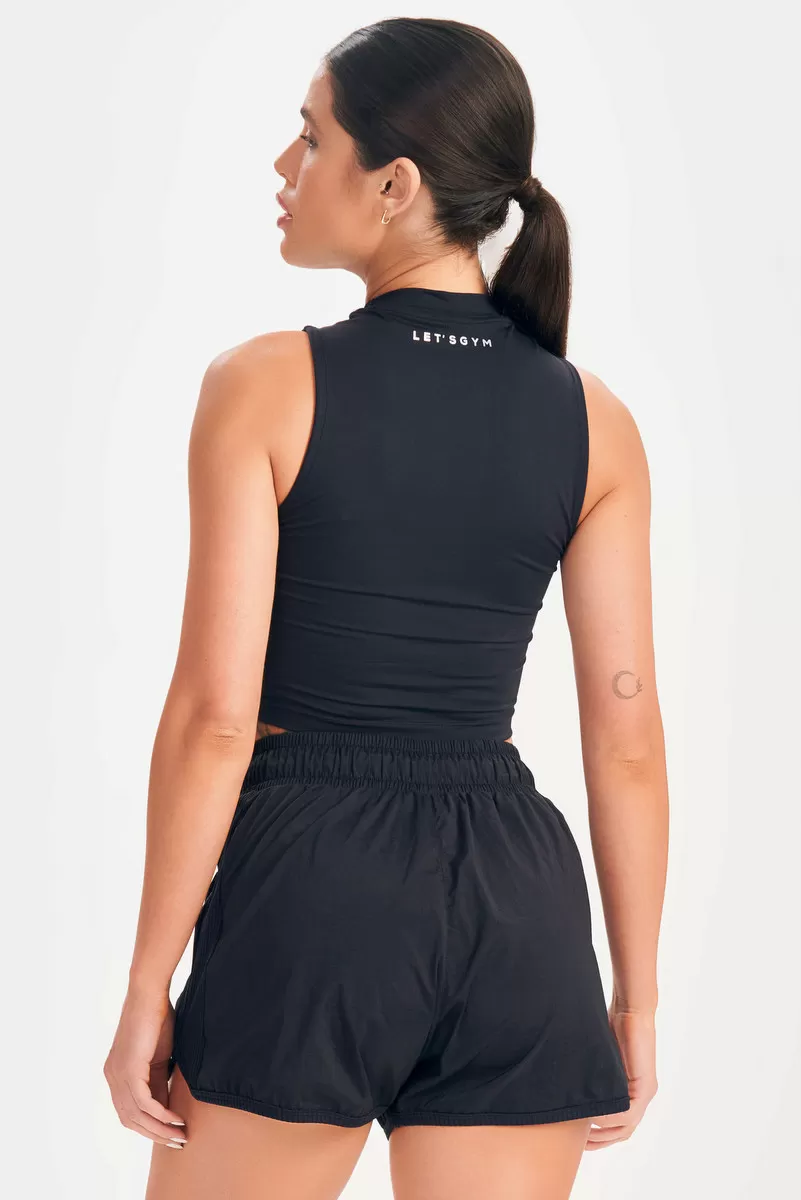 Lets Gym - Black Shorts Up - 2647PT