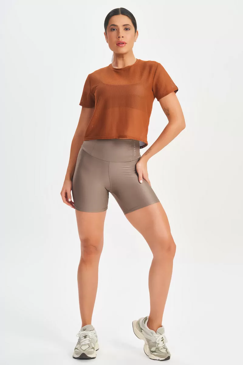 Lets Gym - Shirt Box MC Screen Brown - 2650MR