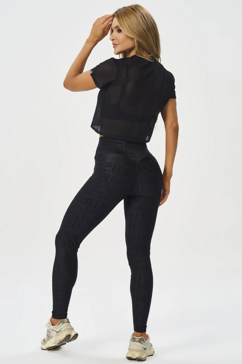 Lets Gym - MC Screen Black Box Shirt - 2650PT