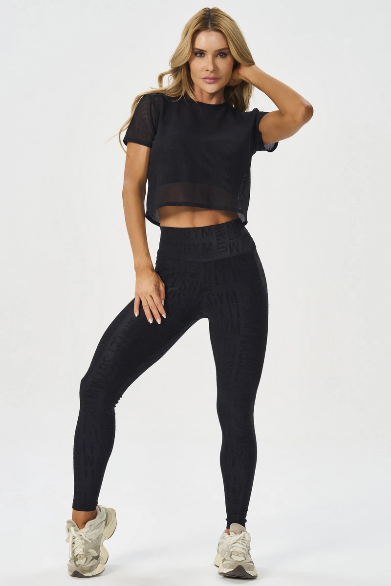 Lets Gym - MC Screen Black Box Shirt - 2650PT