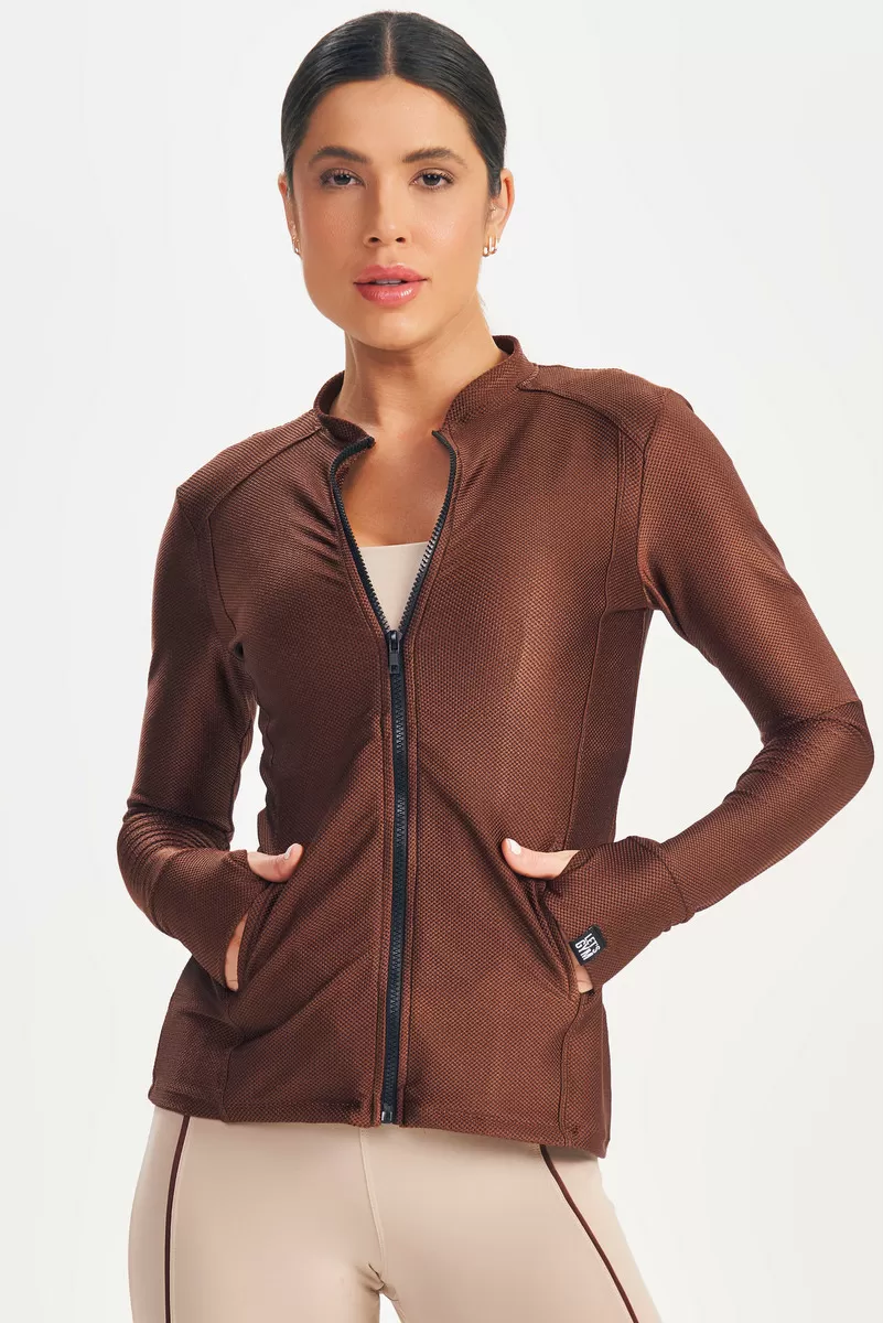 Lets Gym - Stylish Brown Jacket - 2663MR
