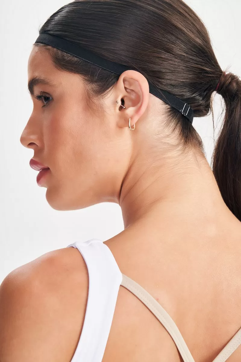 Lets Gym - Run Fusion Black Hair Tie - 2672PT