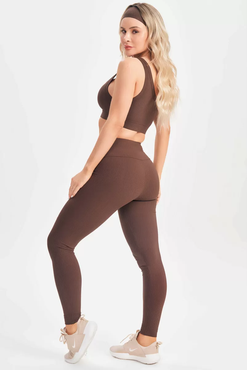 Lets Gym - Top Comfort Rib Coffee - 2677CF Lets Gym - Top Comfort Rib Coffee - 2677CF