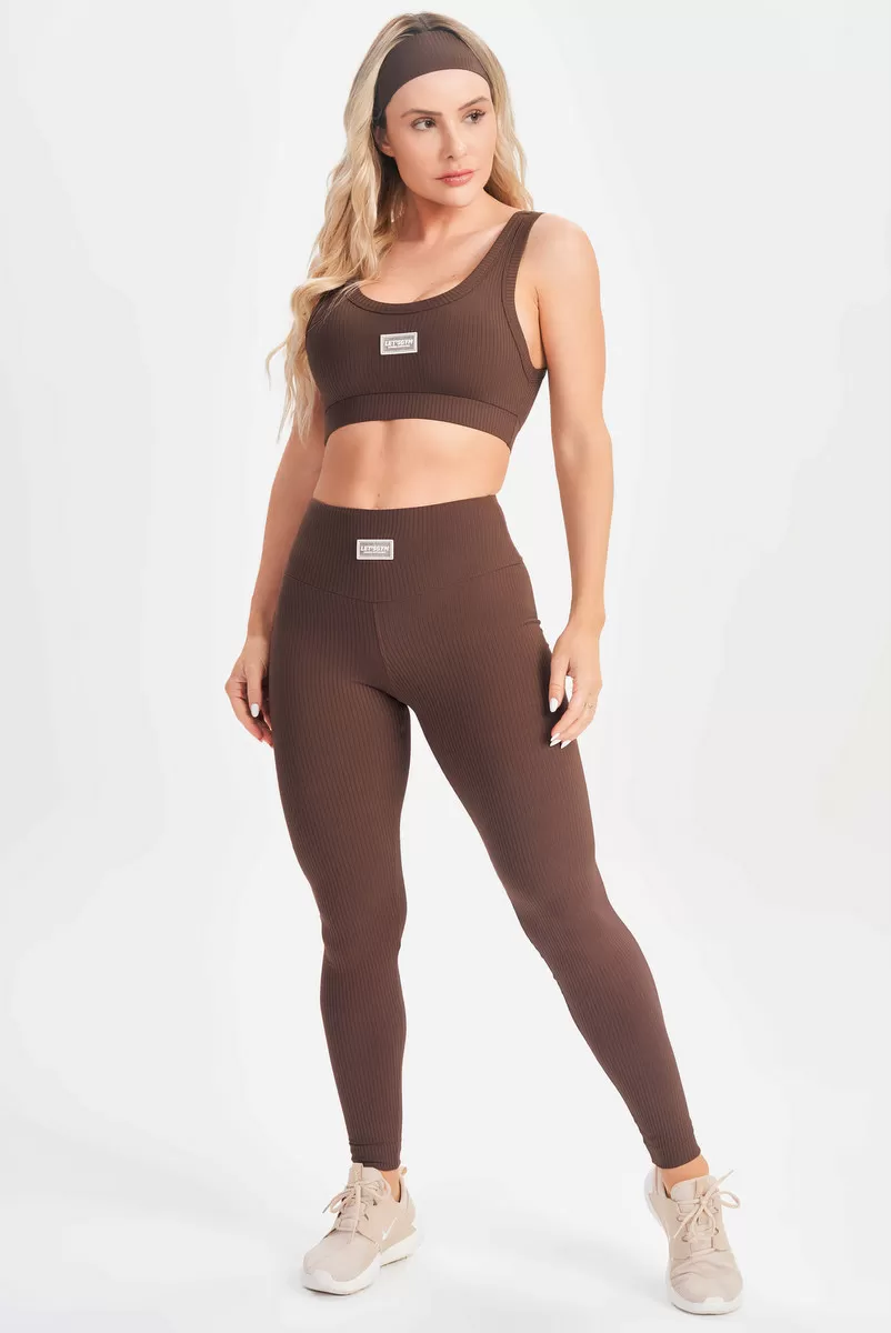 Lets Gym - Top Comfort Rib Coffee - 2677CF Lets Gym - Top Comfort Rib Coffee - 2677CF