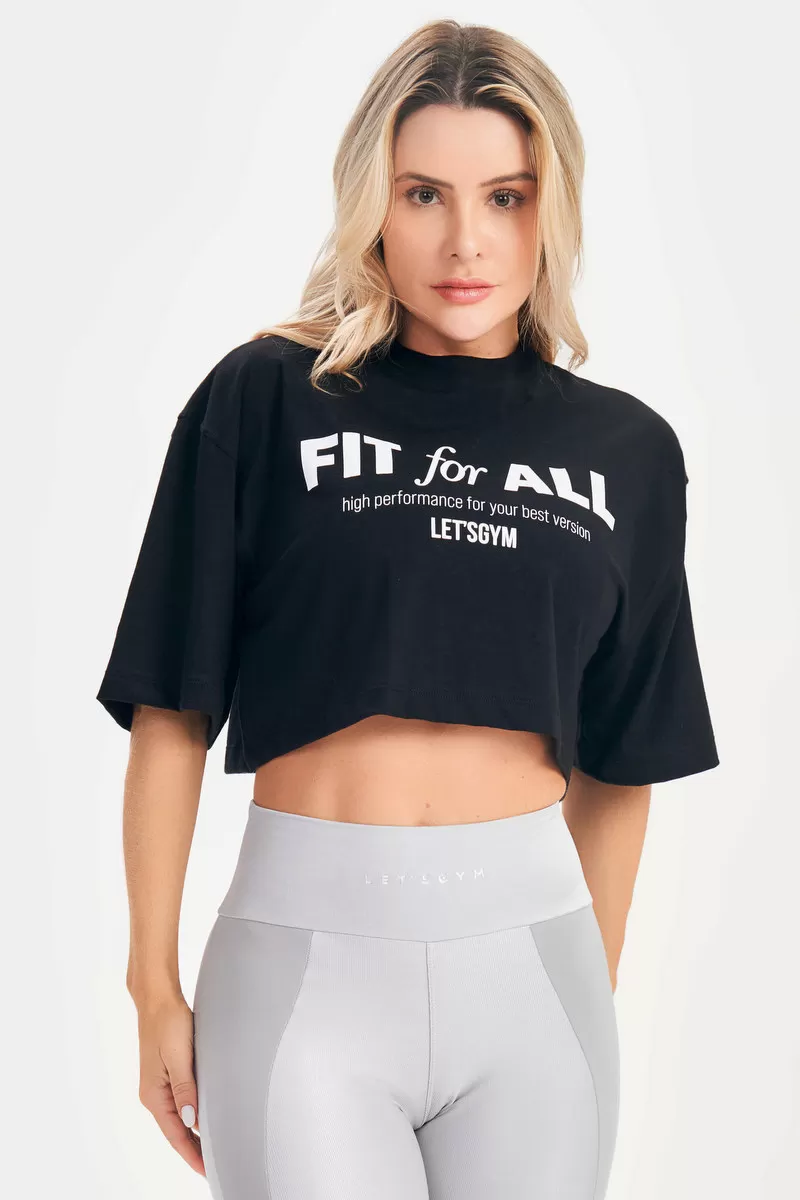 Lets Gym - Cropped Fit For All - 2697PT