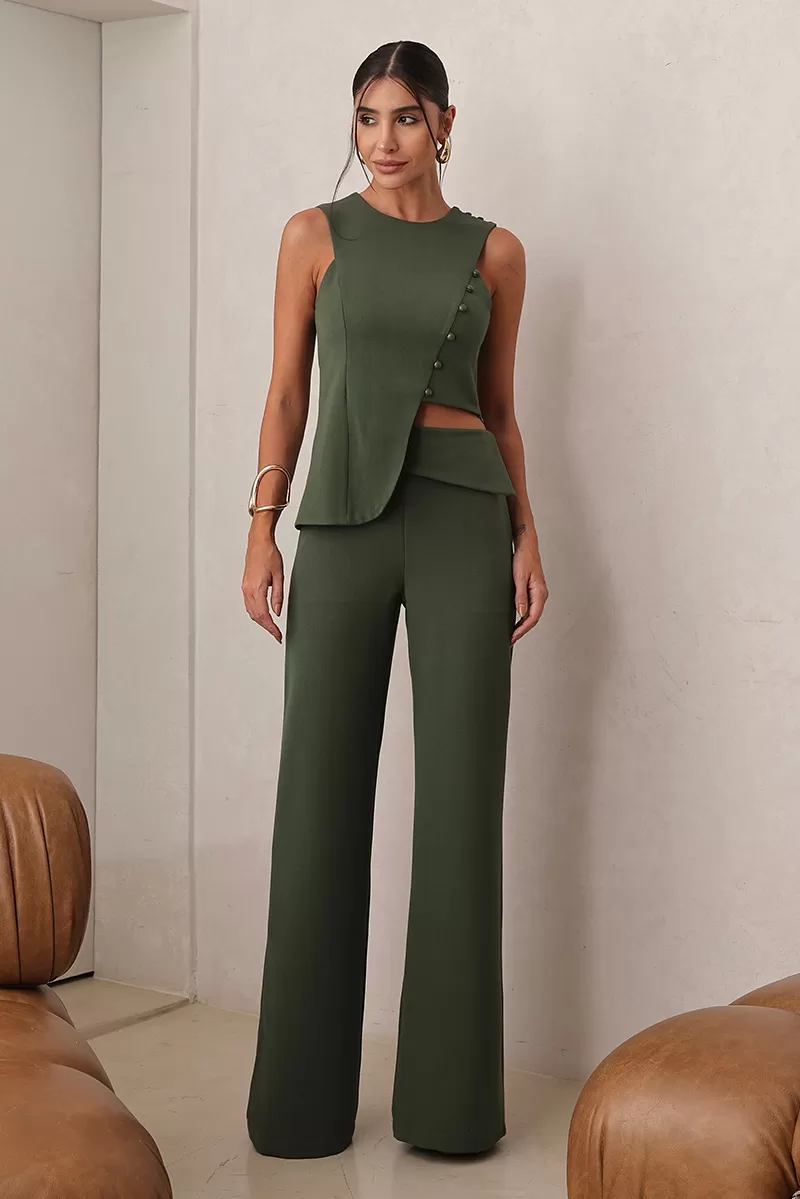 Dot Clothing - Set Dot Clothing Tailoring Det Green Button - 2699VERDE Dot Clothing - Set Dot Clothing Tailoring Det Green Button - 2699VERDE