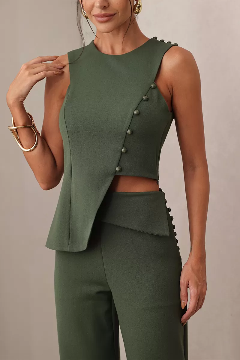 Dot Clothing - Set Dot Clothing Tailoring Det Green Button - 2699VERDE Dot Clothing - Set Dot Clothing Tailoring Det Green Button - 2699VERDE