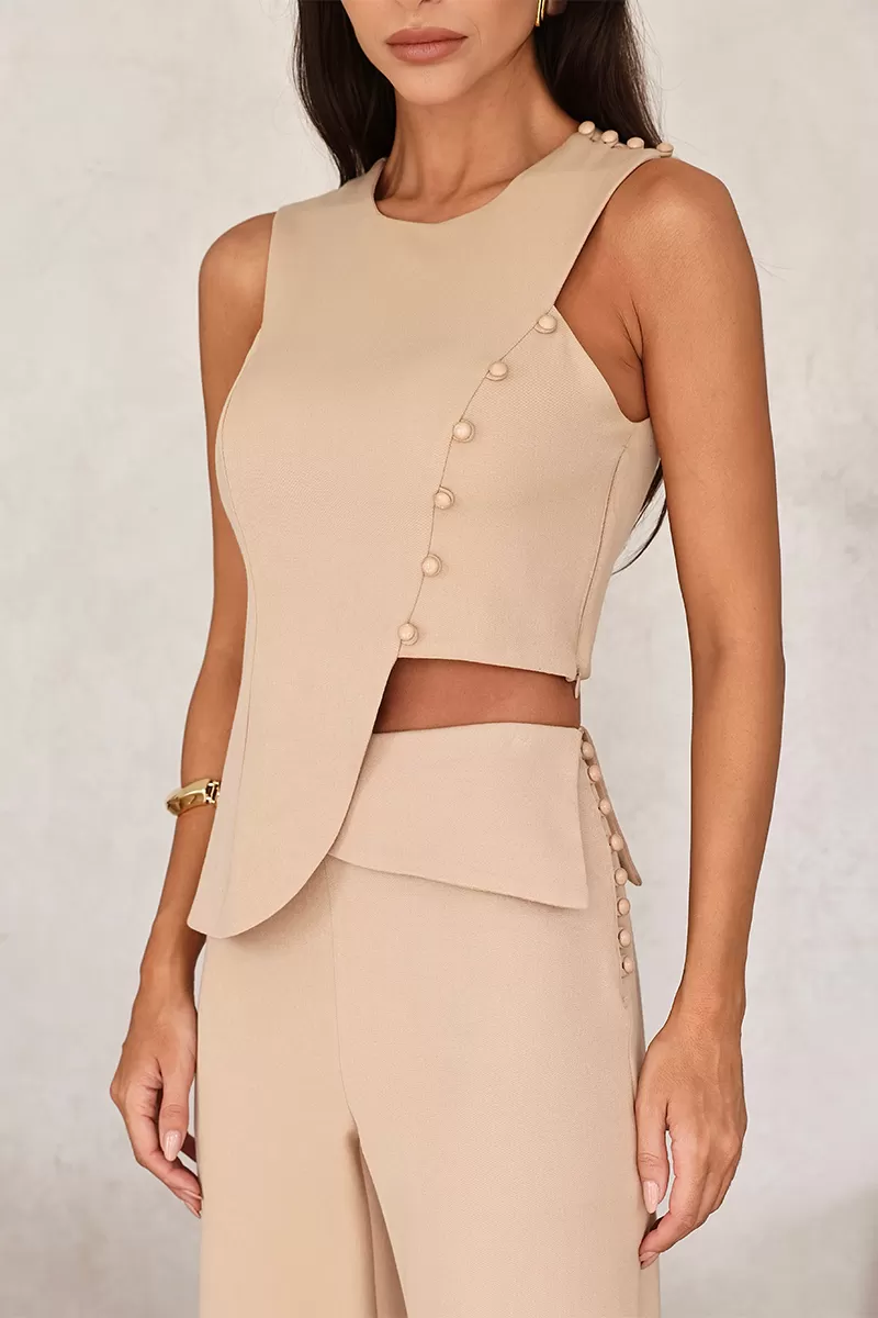 Dot Clothing - Set Dot Clothing Tailoring Det Beige Button - 2699BEGE Dot Clothing - Set Dot Clothing Tailoring Det Beige Button - 2699BEGE