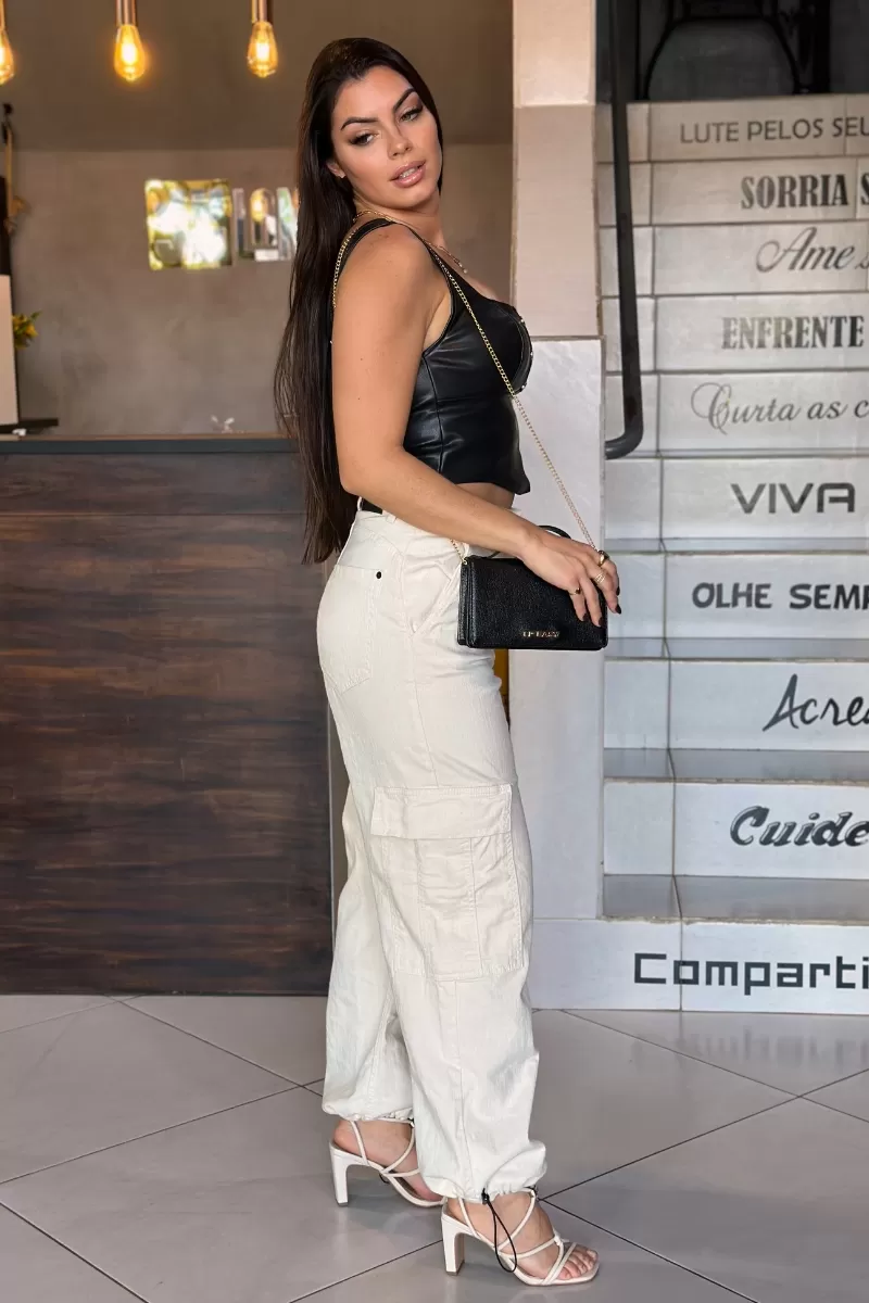 LANÇA PERFUME - Parachute Utility Twill High Waist Pants Lança Perfume - 8242 LANÇA PERFUME - Parachute Utility Twill High Waist Pants Lança Perfume - 8242