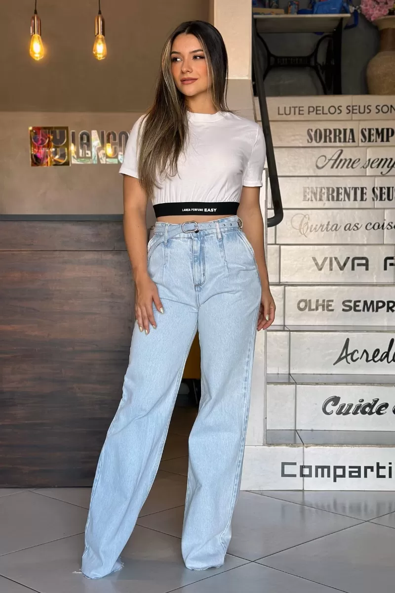 LANÇA PERFUME - Shirt T-shirt Cropped With Elastic Lança Perfume - 5051OFF