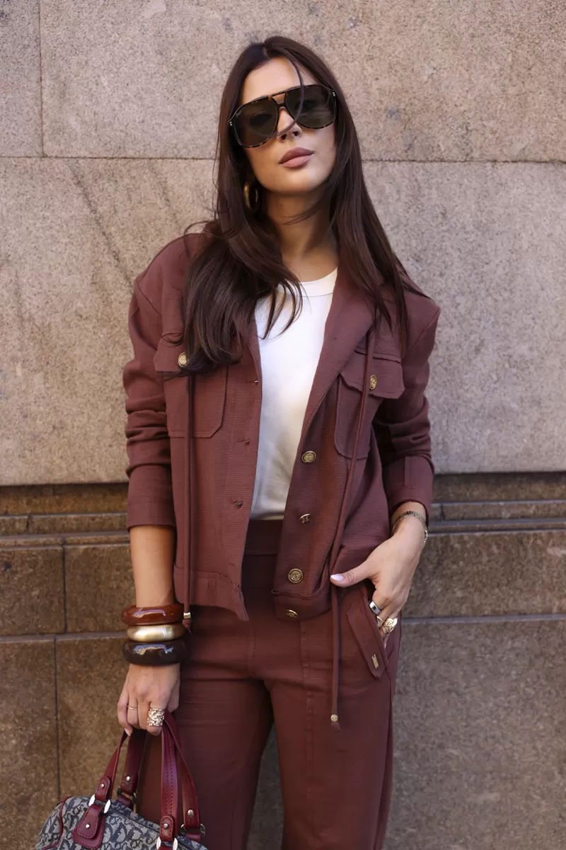 Hidrogênio - OVERSIZED JACKET WITH NUTELLA HOOD - 20403427 Hidrogênio - OVERSIZED JACKET WITH NUTELLA HOOD - 20403427