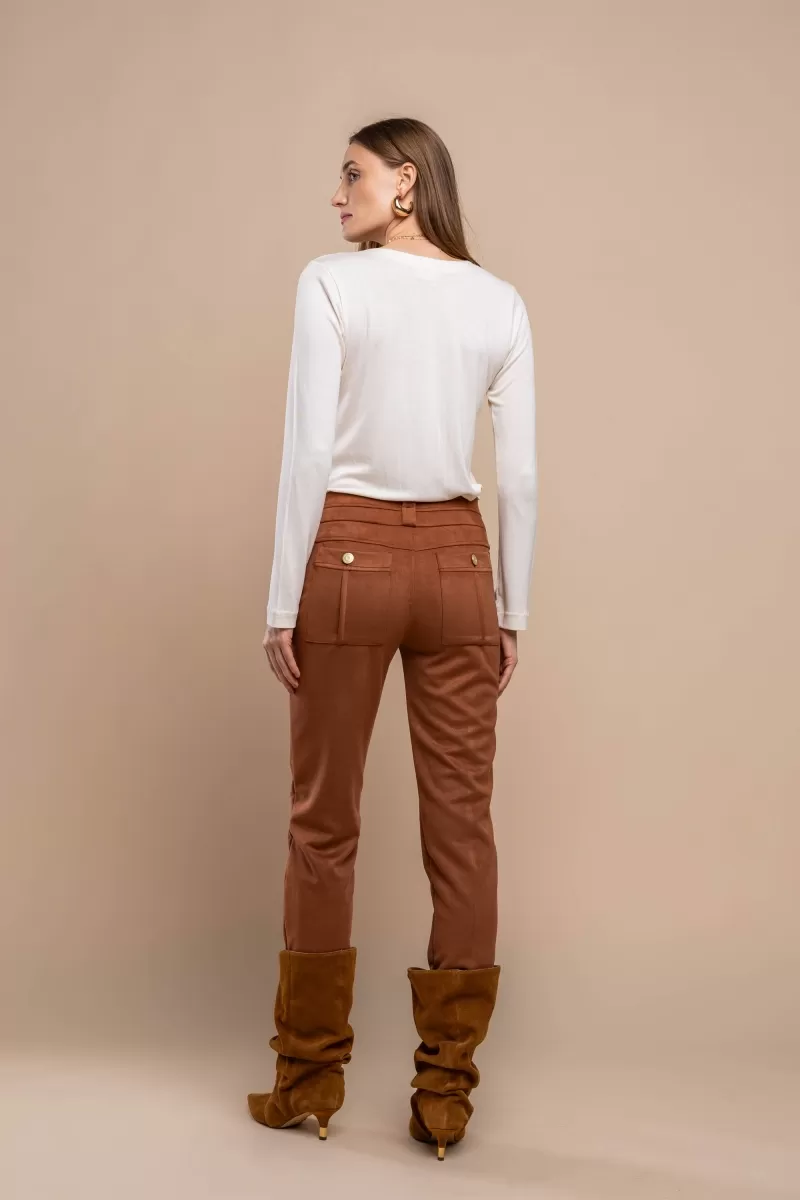 Hidrogênio - COGNAC PLEATED PANTS - 20465579 Hidrogênio - COGNAC PLEATED PANTS - 20465579