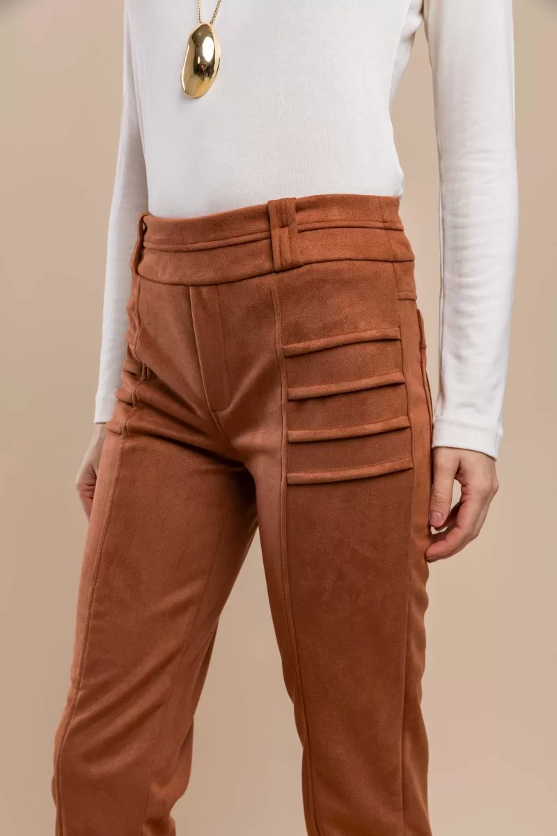 Hidrogênio - COGNAC PLEATED PANTS - 20465579 Hidrogênio - COGNAC PLEATED PANTS - 20465579