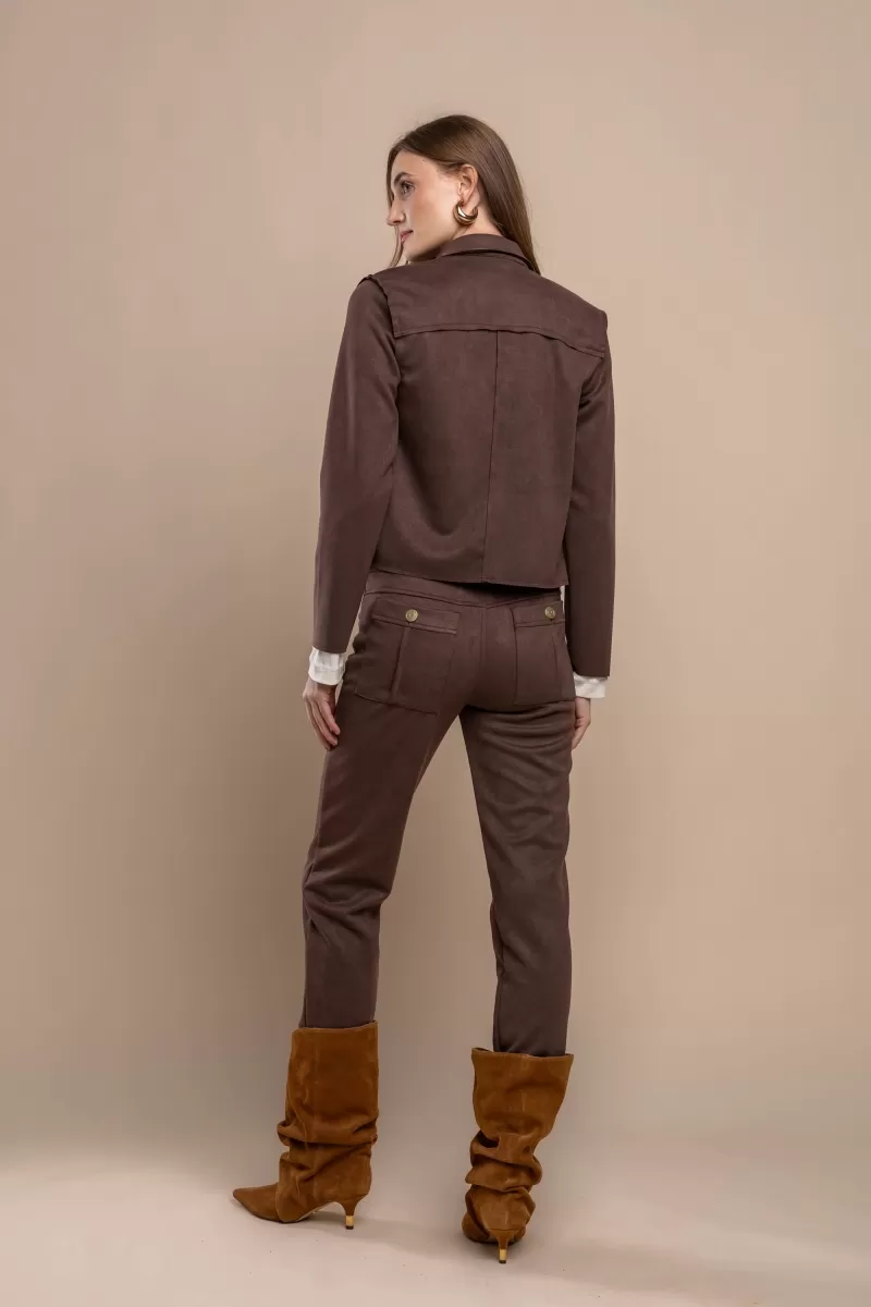 Hidrogênio - CHOCOLATE PLEATED PANTS - 20465032 Hidrogênio - CHOCOLATE PLEATED PANTS - 20465032