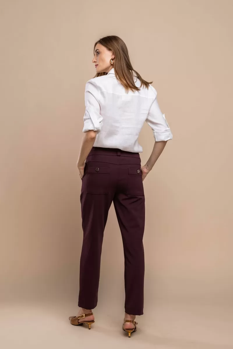 Hidrogênio - TAINAH WINE FISHERMAN PANTS - 20470443 Hidrogênio - TAINAH WINE FISHERMAN PANTS - 20470443