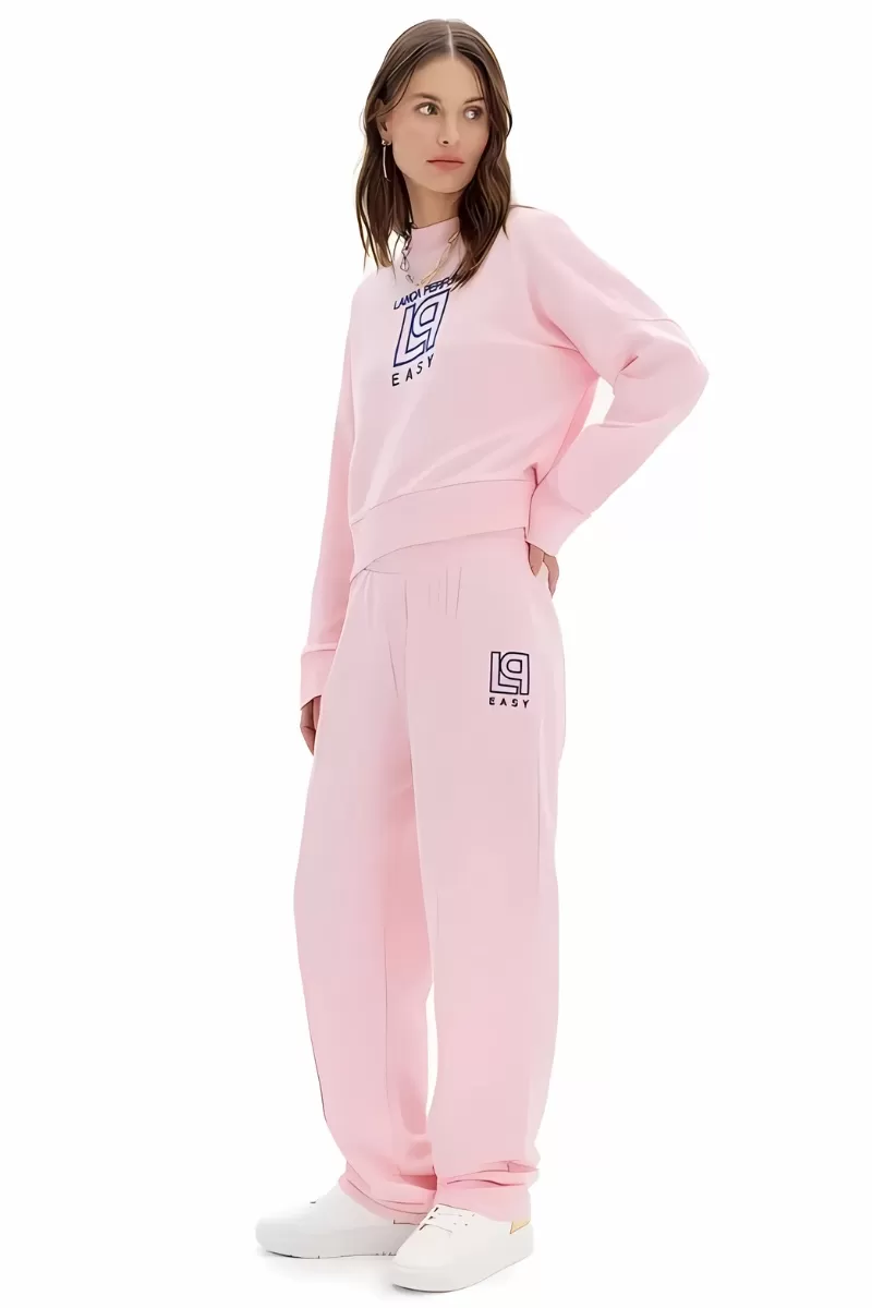 LANÇA PERFUME - Pants Blouse Full Length High Waist Logo Launches Perfume - 2772