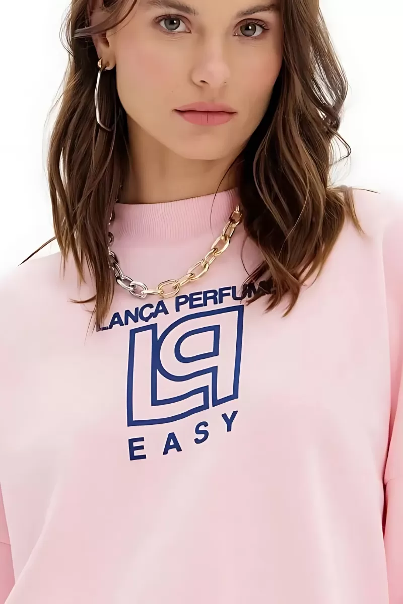 LANÇA PERFUME - Long Sleeve Blouse With Collar And Local Print Launches Perfume - 0719 LANÇA PERFUME - Long Sleeve Blouse With Collar And Local Print Launches Perfume - 0719