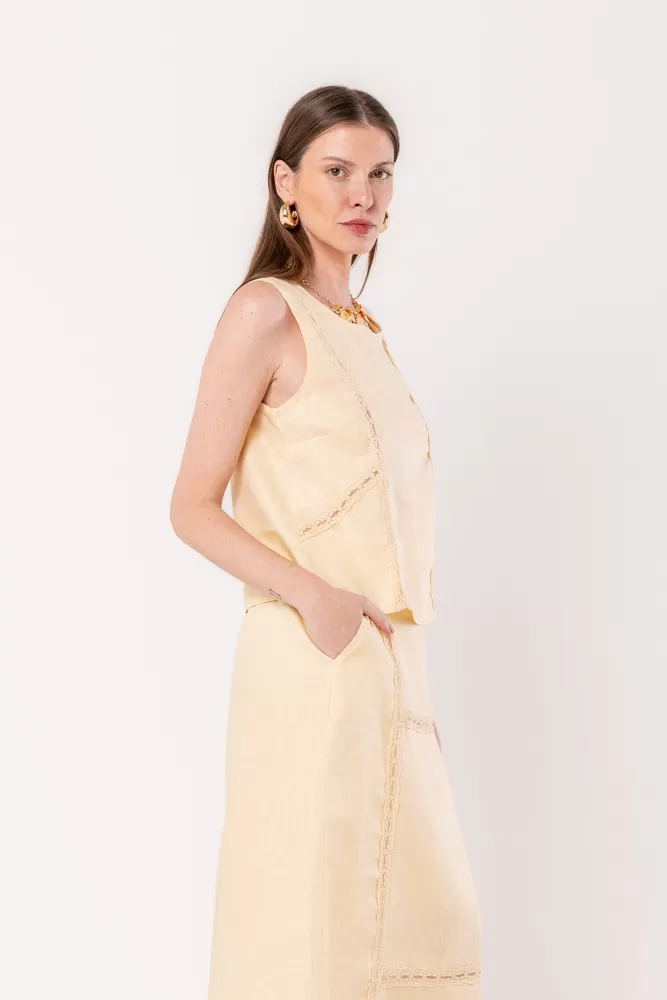 Hidrogênio - SHELL LACE TANK TOP - 20449582 Hidrogênio - SHELL LACE TANK TOP - 20449582