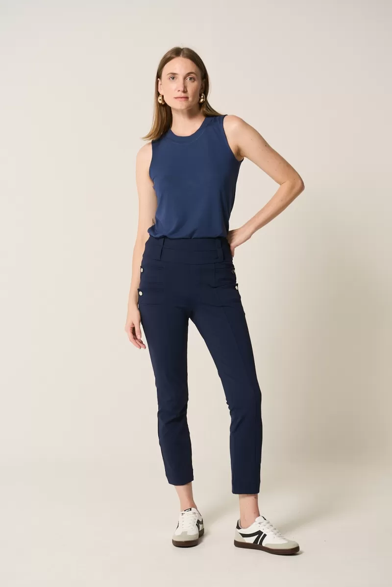 Hidrogênio - CARMEM ECLIPSE FISHERMAN PANTS WITH LAPELS - 20321207 Hidrogênio - CARMEM ECLIPSE FISHERMAN PANTS WITH LAPELS - 20321207