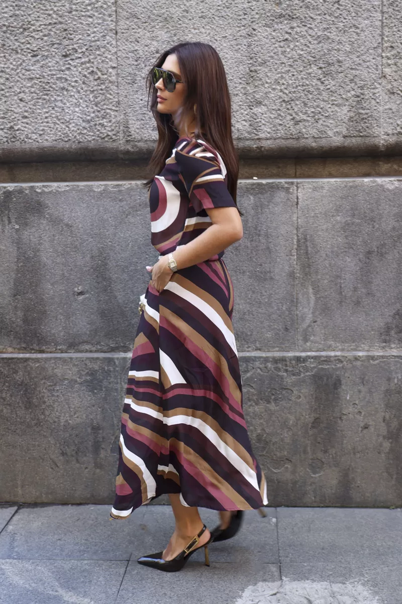Hidrogênio - PRINTED MIDI SKIRT - 20441110 Hidrogênio - PRINTED MIDI SKIRT - 20441110
