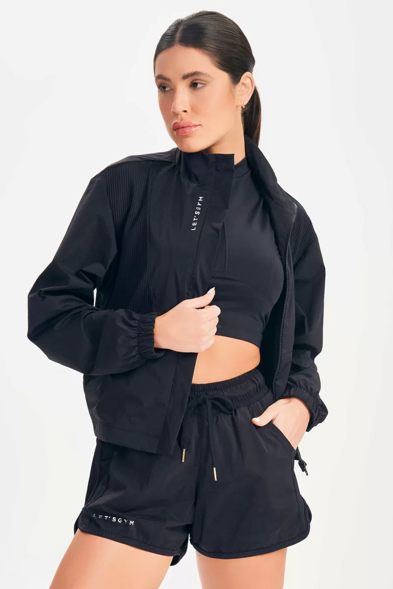 Lets Gym - Black Jacket Up - 2646PT