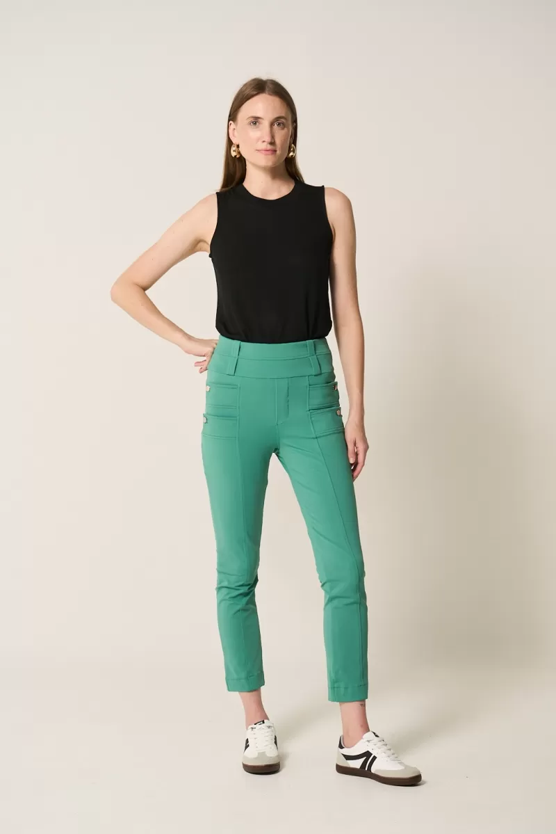 Hidrogênio - FISHERMAN PANTS WITH CARMEM GREEN LAPELS - 20321009 Hidrogênio - FISHERMAN PANTS WITH CARMEM GREEN LAPELS - 20321009