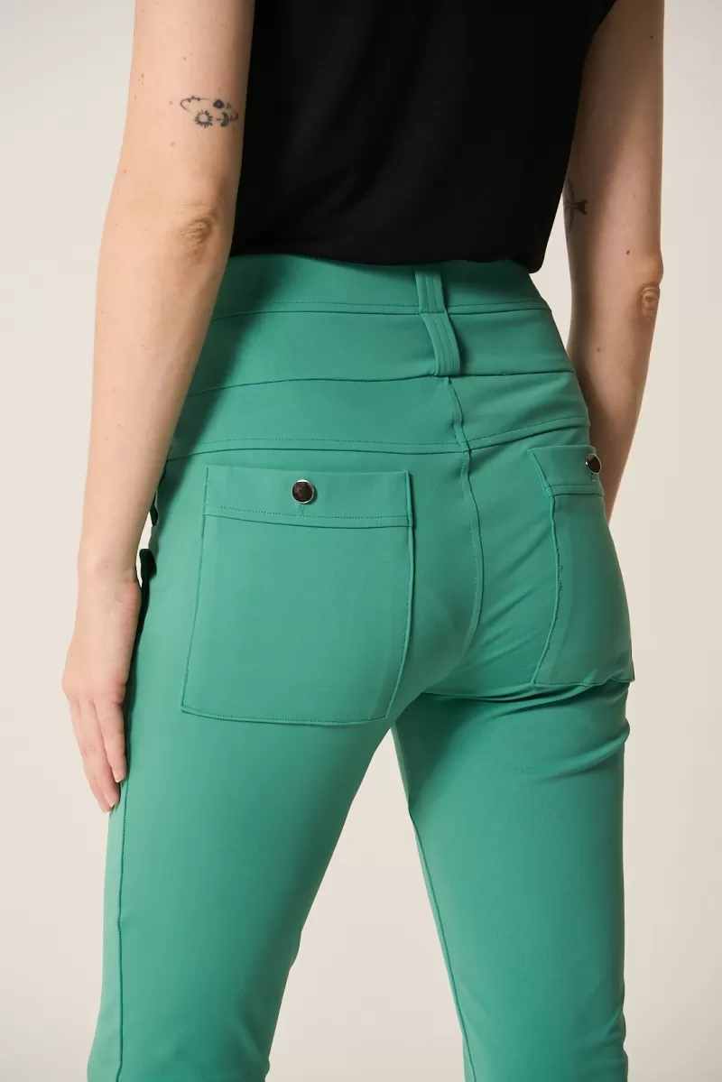 Hidrogênio - FISHERMAN PANTS WITH CARMEM GREEN LAPELS - 20321009 Hidrogênio - FISHERMAN PANTS WITH CARMEM GREEN LAPELS - 20321009