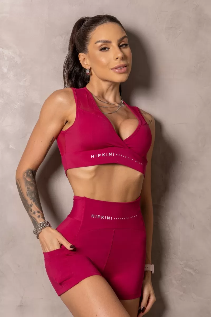 Hipkini - Marsala Runner Shorts with Pockets - 33331119
