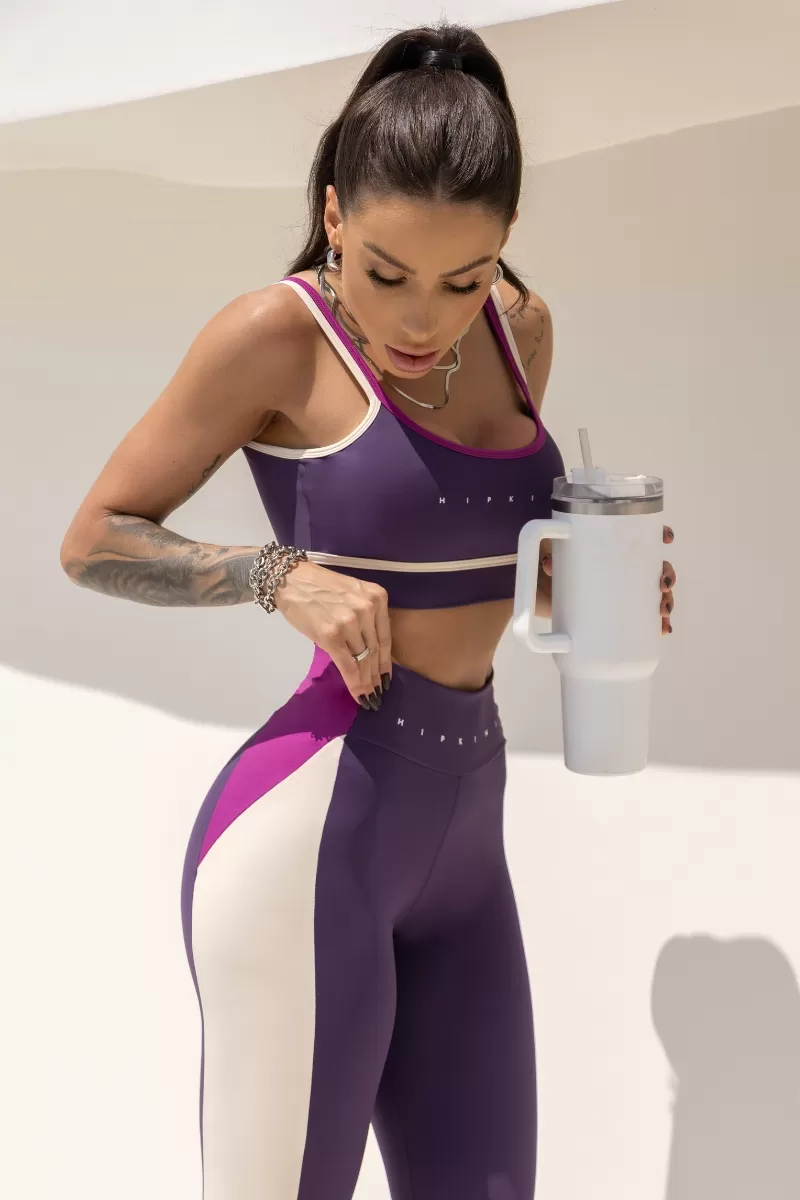 Hipkini - Violet Runner Legging with Silk - 33331121