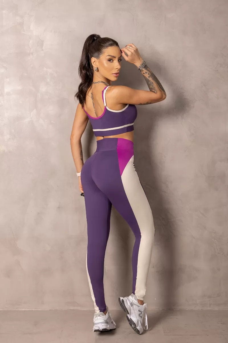Hipkini - Violet Runner Legging with Silk - 33331121