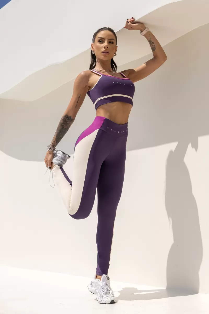 Hipkini - Violet Runner Legging with Silk - 33331121
