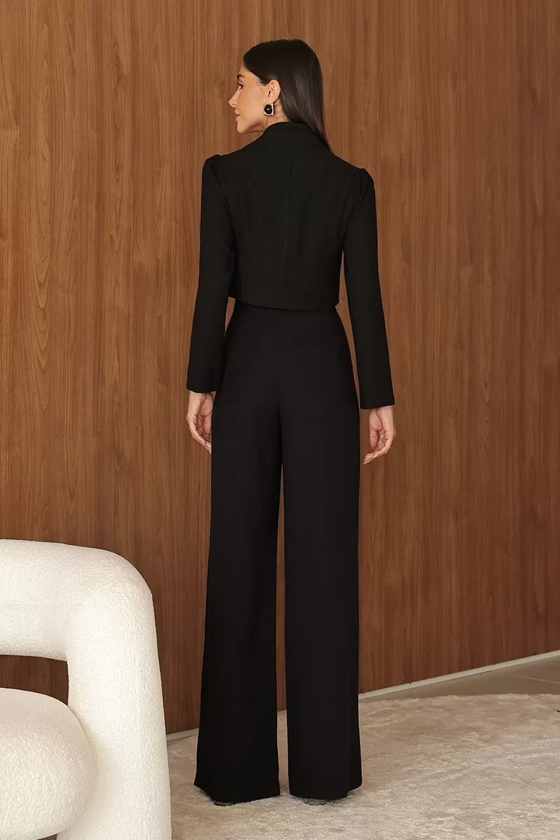 Dot Clothing - Dot Clothing Pants and Black Jacket Set - 2697PRETO Dot Clothing - Dot Clothing Pants and Black Jacket Set - 2697PRETO