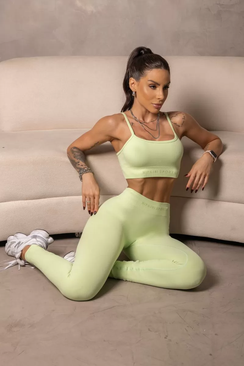 Hipkini - Green Seamless Runner Top - 33331336