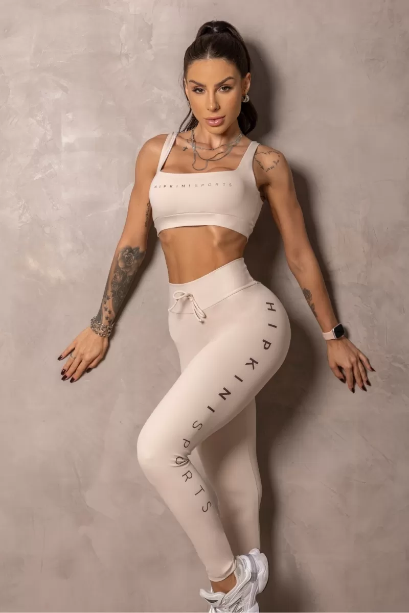 Hipkini - Nude Runner Leggings with Silk - 33331125