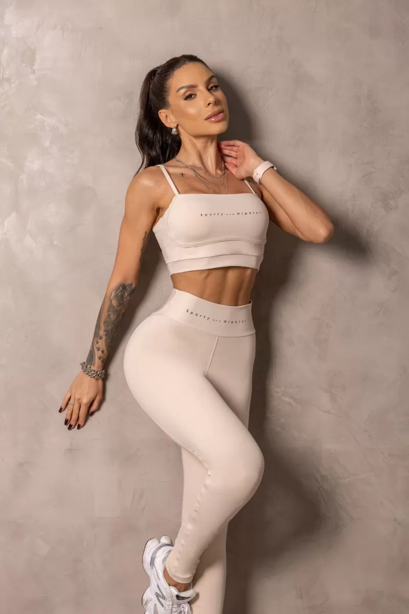 Hipkini - Nude Runner Top with piping detail - 33331126