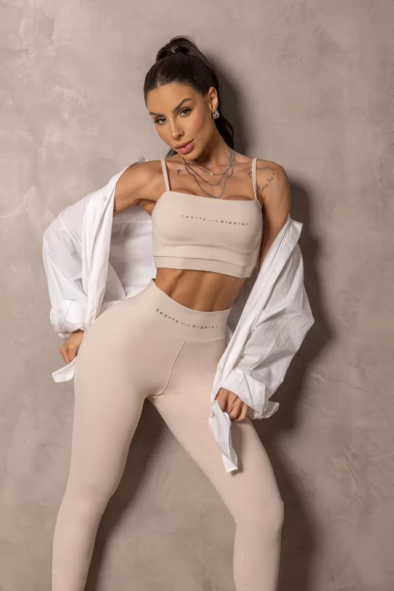 Hipkini - Nude Runner Legging with Silk on the Waistband - 33331127