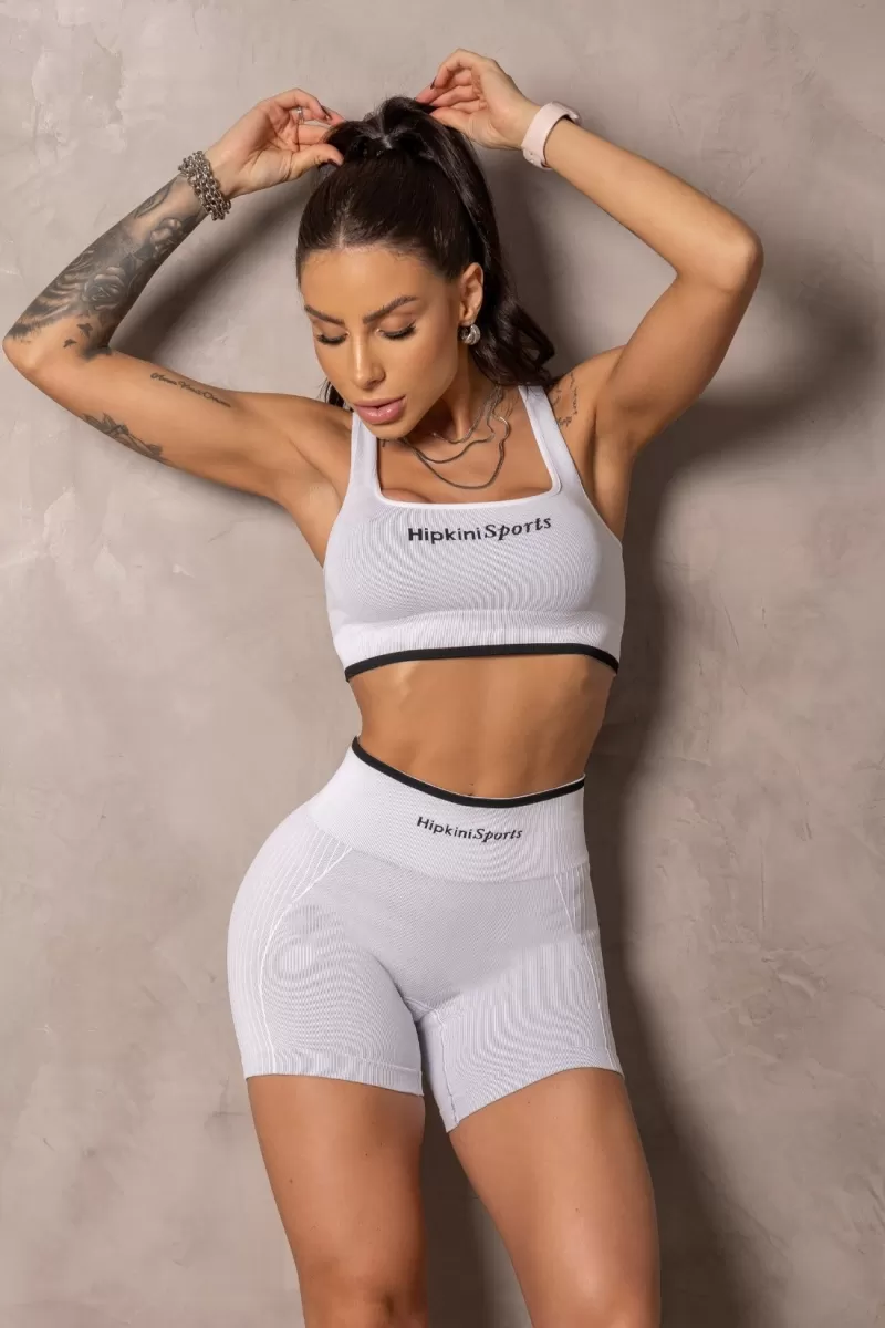Hipkini - White Seamless Runner Top - 33331324
