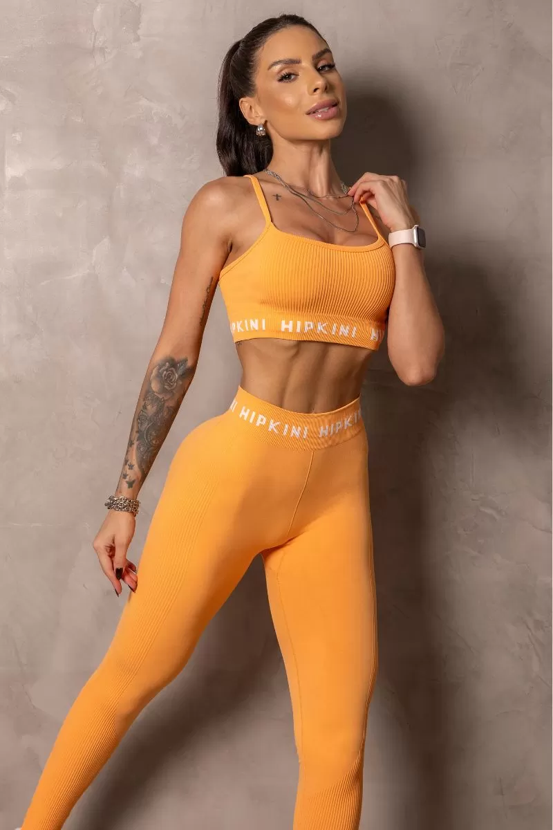Hipkini - Orange Seamless Runner Legging - 33331327
