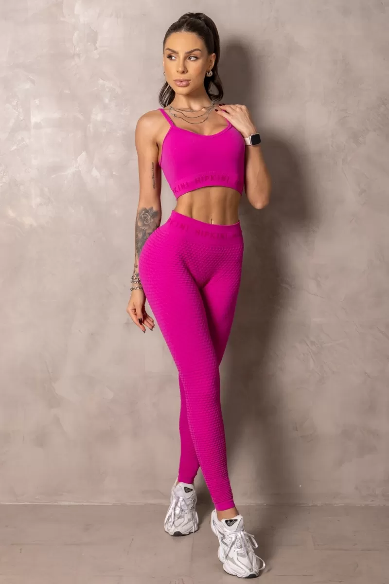 Hipkini - Purple Seamless Runner Top - 33331329