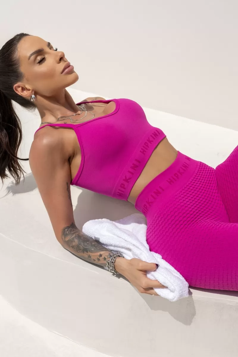 Hipkini - Purple Seamless Runner Top - 33331329