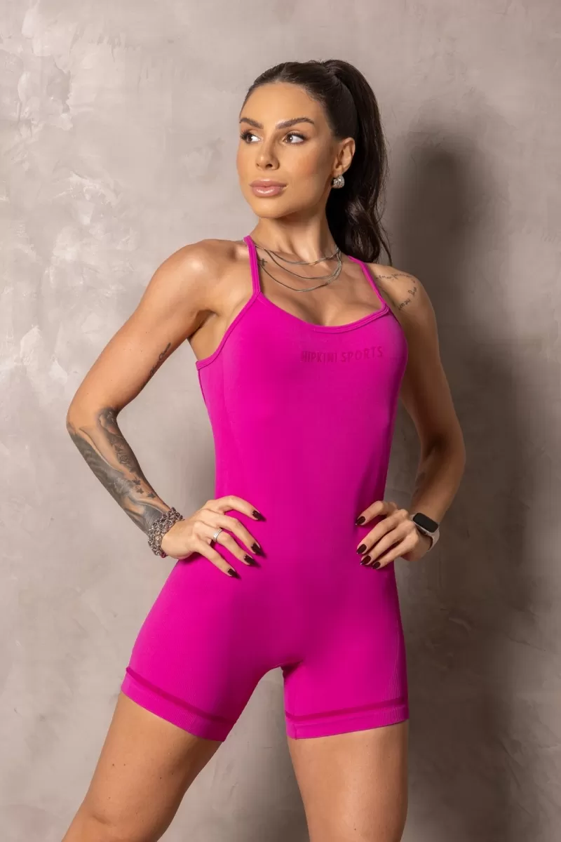 Hipkini - Purple Seamless Runner Romper - 33331331