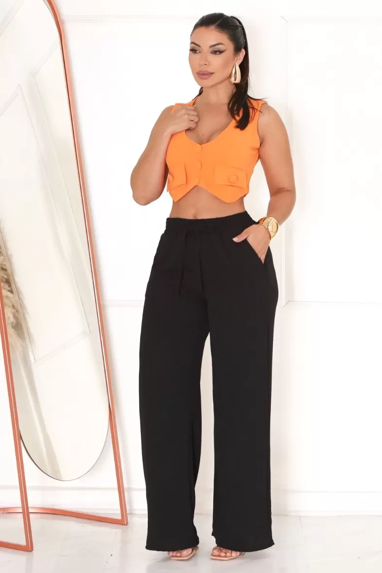 AS8 - Black Pantaloons Pants - AYB1008