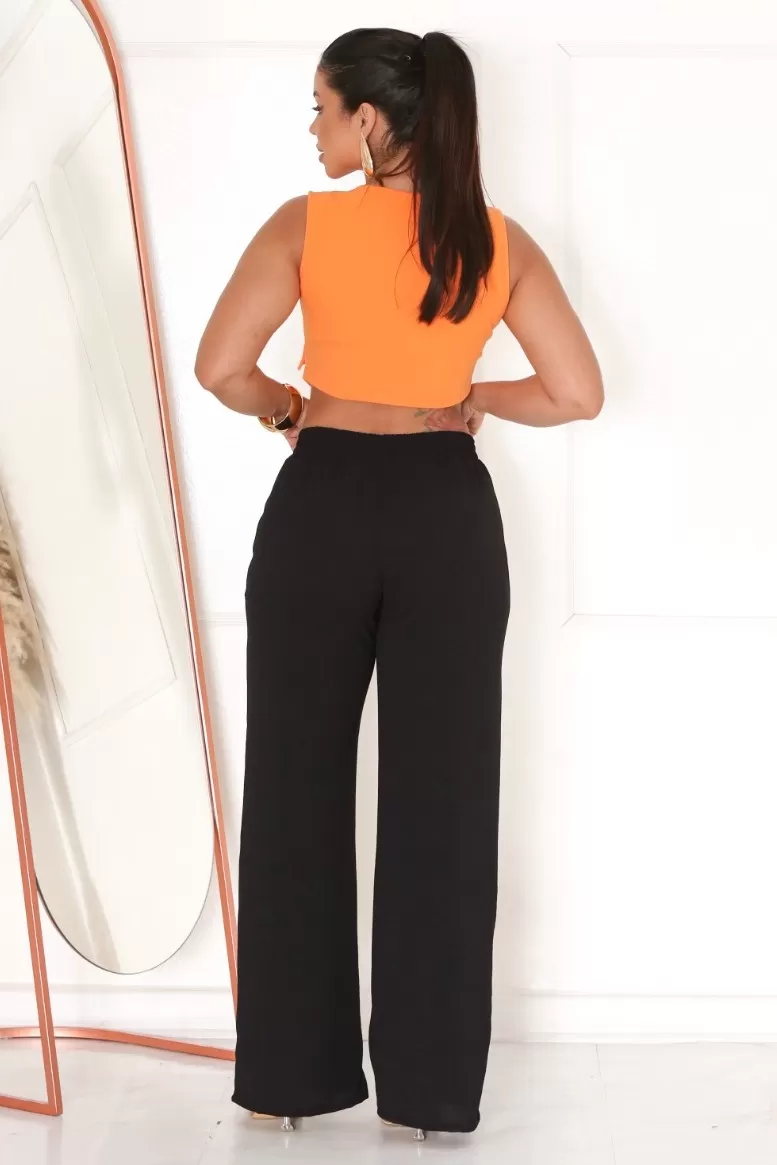 AS8 - Black Pantaloons Pants - AYB1008 AS8 - Black Pantaloons Pants - AYB1008
