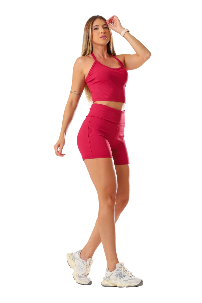 Garotafit - Cherry Drippy Shorts - SH556FC Garotafit - Cherry Drippy Shorts - SH556FC