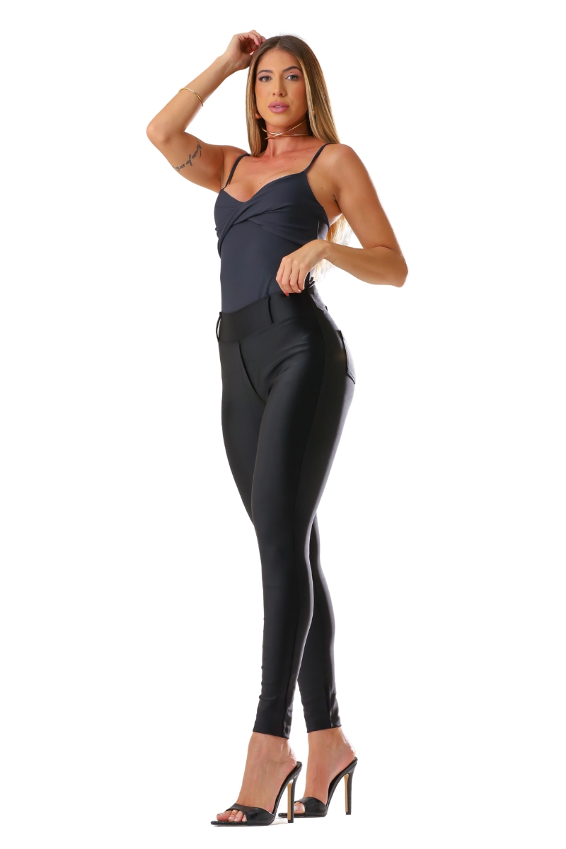 Garotafit - Black Kelp Bodysuit - BOD87A Garotafit - Black Kelp Bodysuit - BOD87A